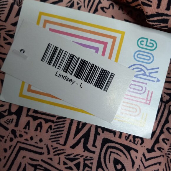 LuLaRoe Size L Lindsay Kimono Cardigan Shrug Open Front Swimsuit Cover Up NEW - Picture 8 of 10